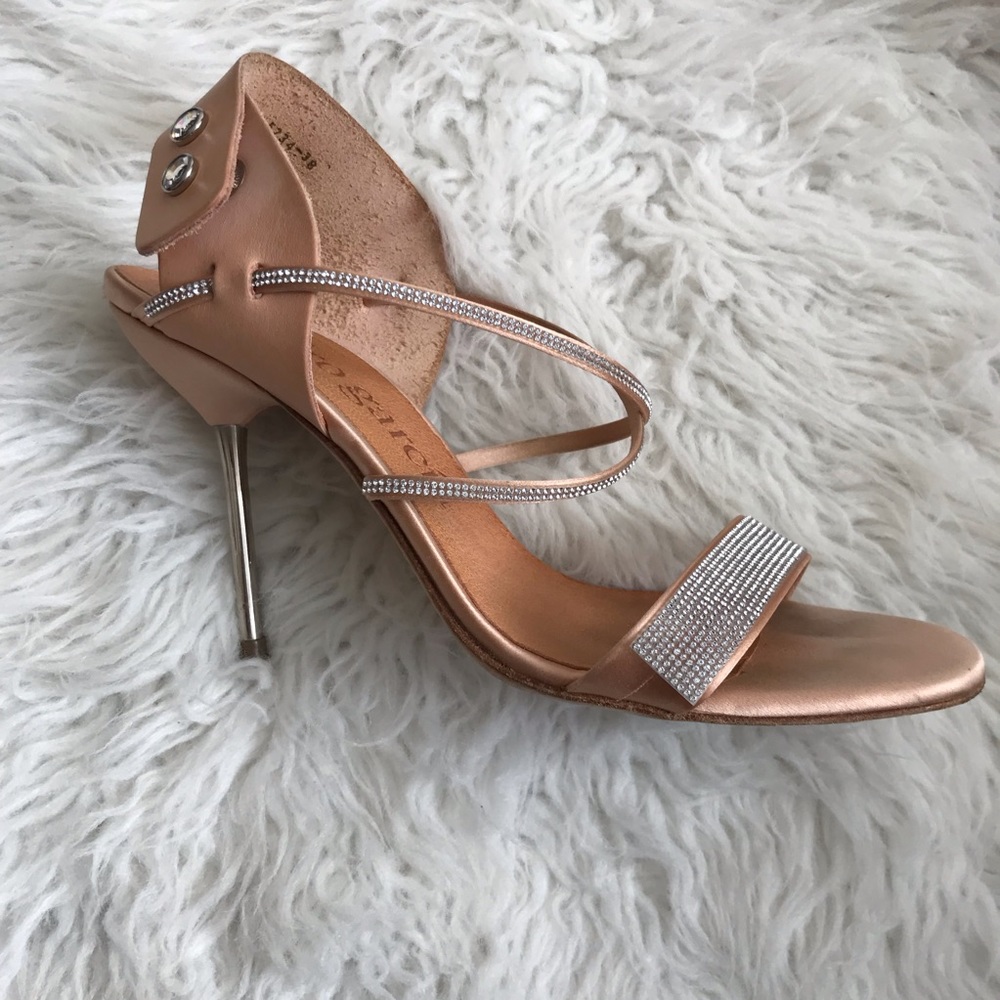Pedro Garcia Rose Gold Heels